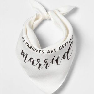 “My Parents are Getting Married” Dog Bandana